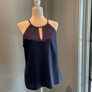 Vintage Lily Pulitzer sz- Large  Navy 100%silk